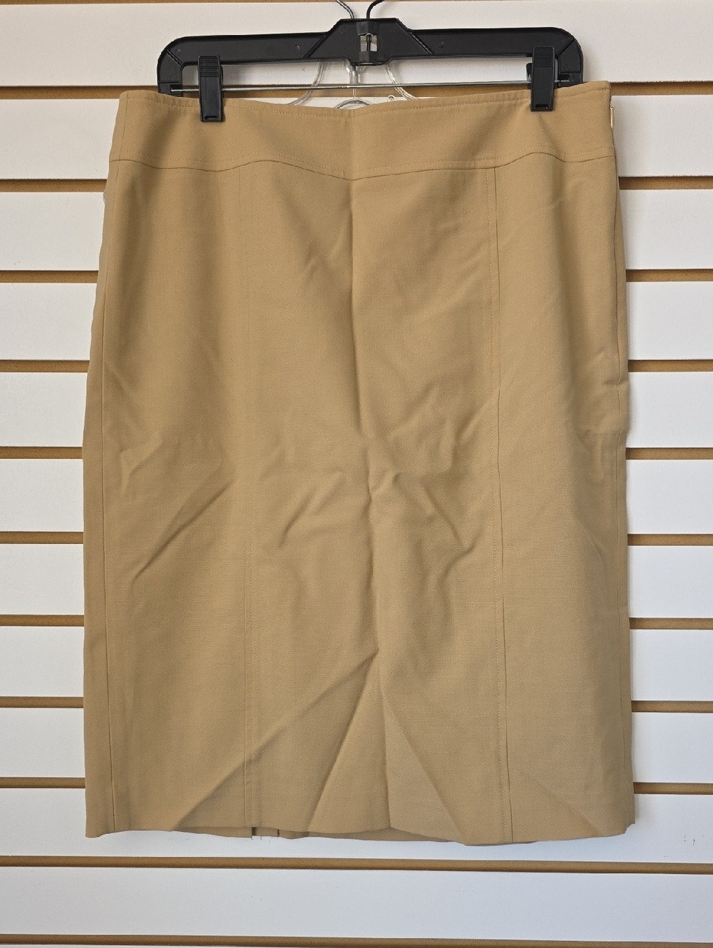LOFT Midi Pencil Tan Skirt